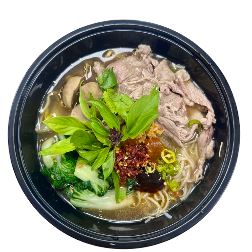 Thai beef noodle soup