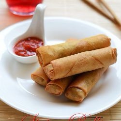 Deep Fried Vegetable Spring Roll (4pcs)